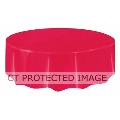 Red Round Table Cover (standard Packaging)