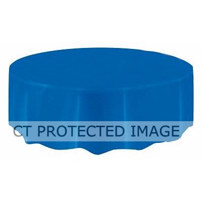 Royal Blue Round Table Cover (standard Packaging)
