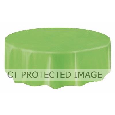Lime Green Round Table Cover (standard Packaging)
