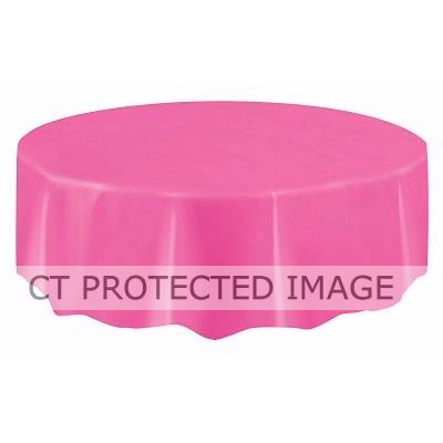 Hot Pink Round Tablecover (standard Packaging)