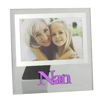 6x4 Inch Nan Glass Photo Frame