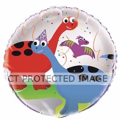 18 Inch Party Dinosaur Foil Balloon
