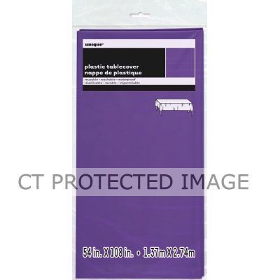 54x108 Inch Neon Purple Table Cover
