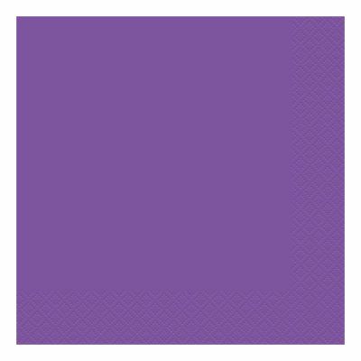  Neon Purple 33cm Napkins (pack quantity 20) 
