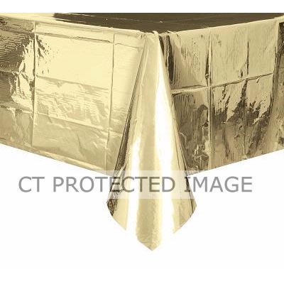 54x84 Inch Gold Foil Table Cover