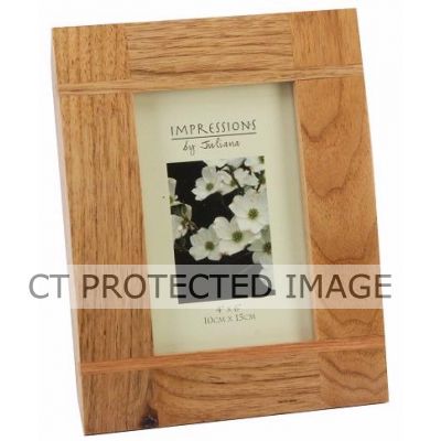 Oak Effect Photo 4x6 Inch Frame