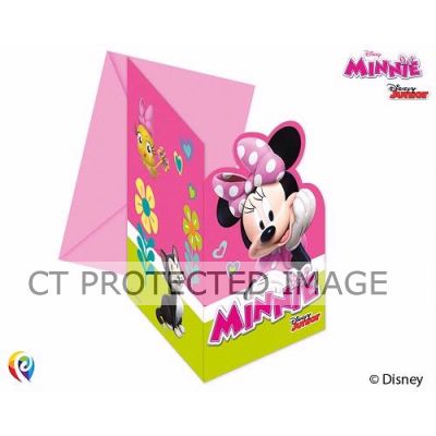  Minnie Mouse Invitations (pack quantity 6) 