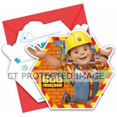  Bob The Builder Invitations (pack quantity 6) 