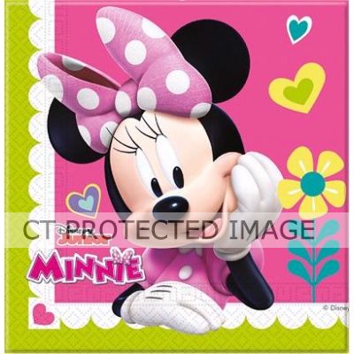  Minnie Mouse Napkins (pack quantity 20) 
