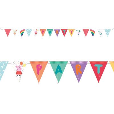 4m Peppa Pig Pennant Banner