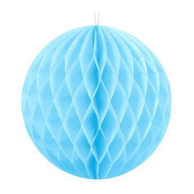 10cm Sky Blue Honeycomb Ball