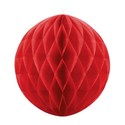 20cm Red Honeycomb Ball