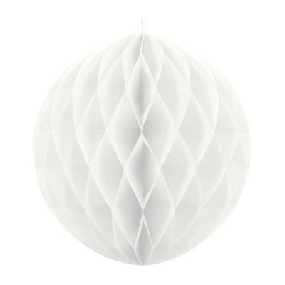 20cm White Honeycomb Ball