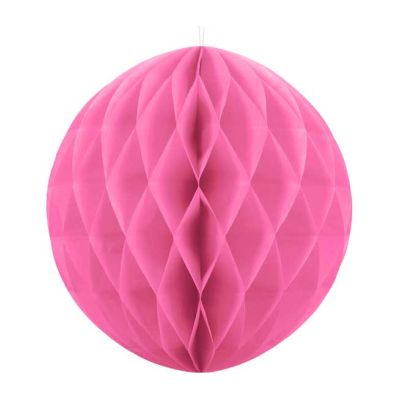 20cm Pink Honeycomb Ball