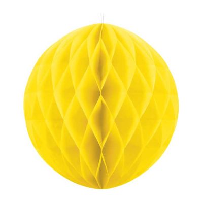20cm Yellow Honeycomb Ball