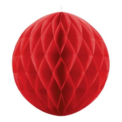 30cm Red Honeycomb Ball