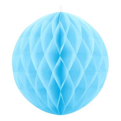 30cm Sky Blue Honeycomb Ball