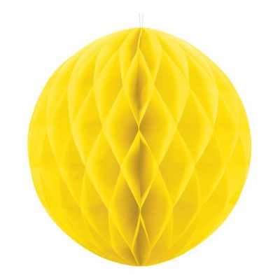 30cm Yellow Honeycomb Ball