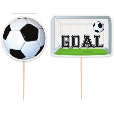 6pc 3d Football Cake Toppers