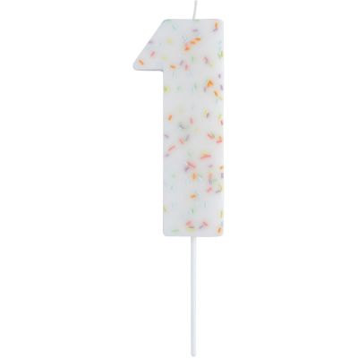 No.1 Giant Sprinkle Candle