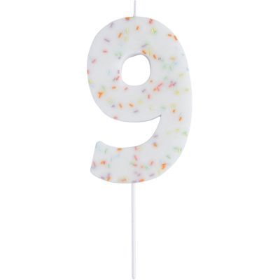 No.9 Giant Sprinkle Candle