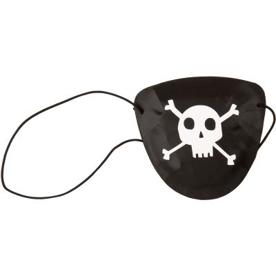 Plastic Pirate Eye Patch Favors (pack quantity 8)