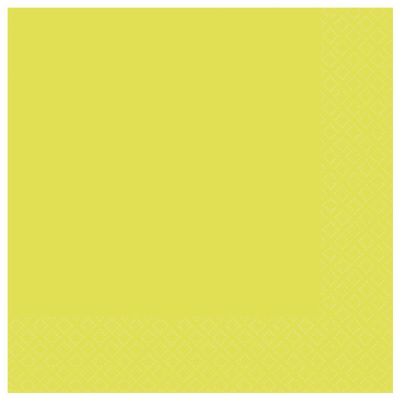 3ply Lime Cordial Green  Lunch Napkins (pack quantity 20)