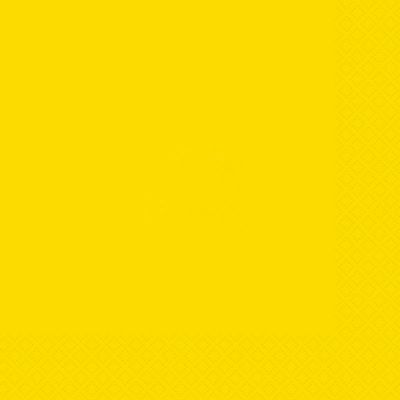 Neon Yellow Beverage Napkins (pack quantity 20)