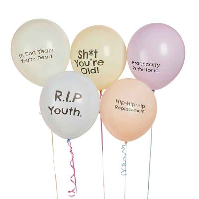 12 Inch Cheeky Quotes Latex Balloons