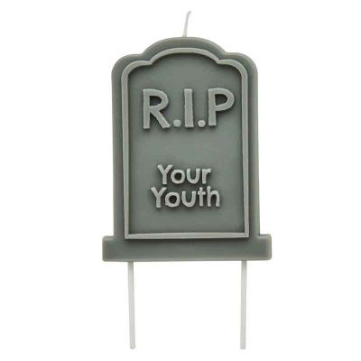 Rip You're Youth Gravestone Wax Candle