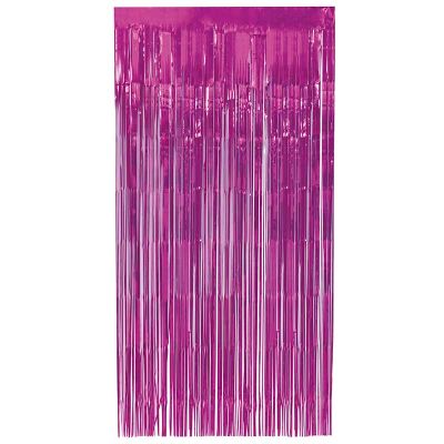 1m X 2m Hot Pink Foil Door Curtain