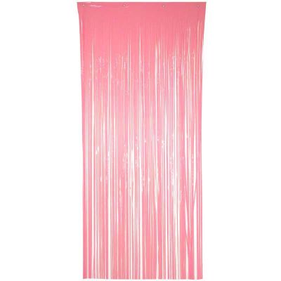 Pastel Pink Foil Door Curtain
