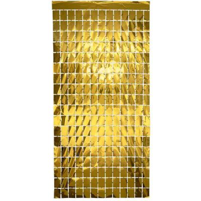 Metallic Gold Rectangle Foil Backdrop