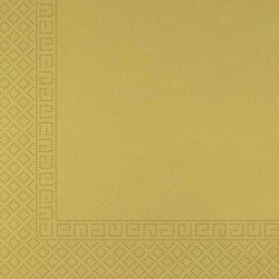 33cm Gold Paper 3-ply Napkins (pack quantity 20)