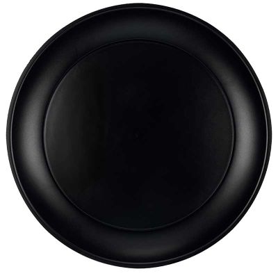 21cm Black Reusable Plate
