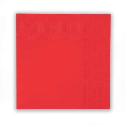 33cm Red Napkins (pack quantity 16)