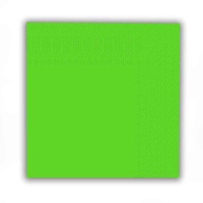 33cm Lime Green Napkins (pack quantity 16)