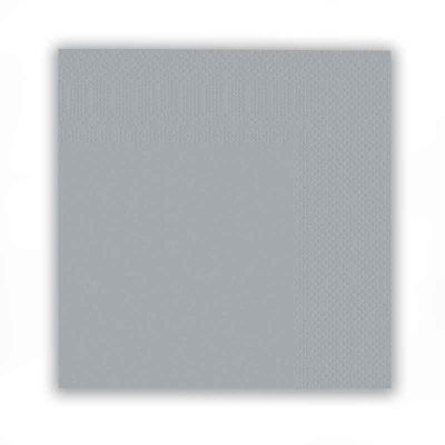 33cm Silver Napkins (pack quantity 16)