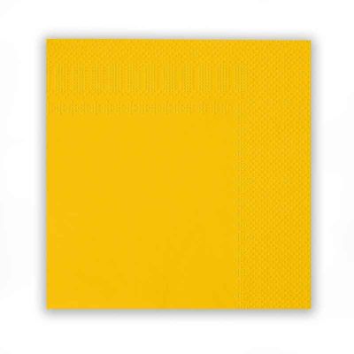 33cm Yellow Napkins (pack quantity 16)