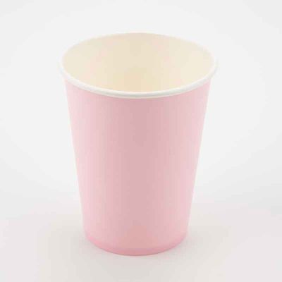 9oz Light Pink  Paper Cups (pack quantity 8)