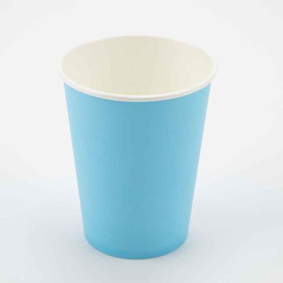 9oz Light Blue Paper Cups (pack quantity 8)