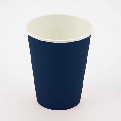 9oz Navy Blue Paper Cups (pack quantity 8)