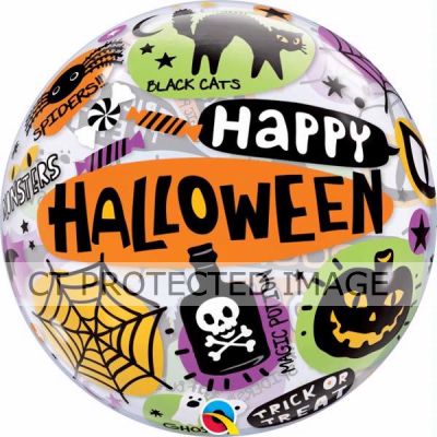 Halloween Icons 22 Inch Bubble