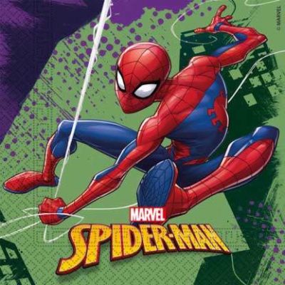  Spiderman Team Up Napkins (pack quantity 20) 