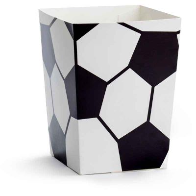 Football Popcorn Boxes (pack quantity 6)
