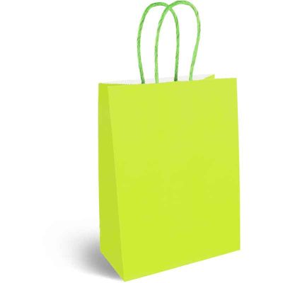 Neon Green Bag With Handles 12s
