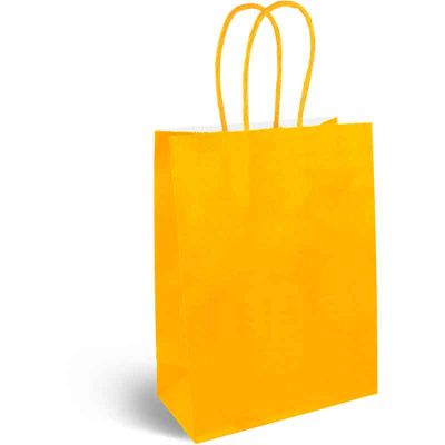 Neon Orange Bag With Handles 12s