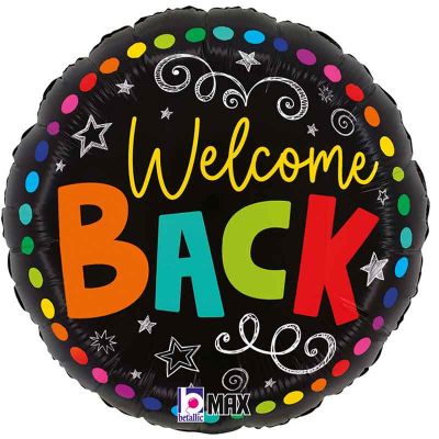 18 Inch Colorful Welcome Back Foil Balloon
