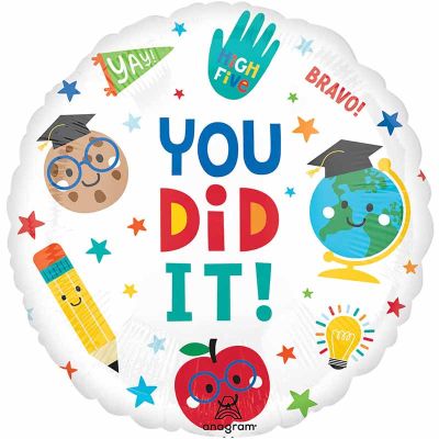 18 Inch Graduation Fun You Did It Foil Balloon