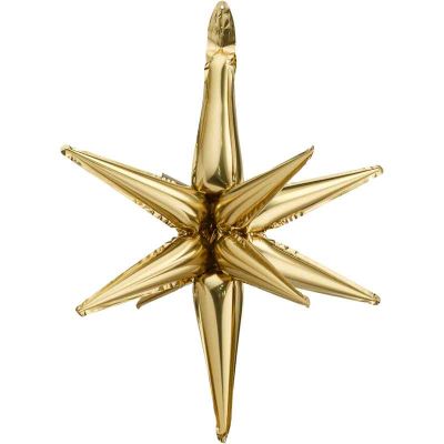 105cm 3d Gold Star Foil Balloon